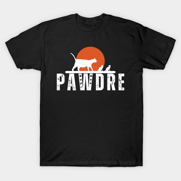 Pawdre - Funny best daddy mommy cat 2023 T-Shirt by YourSymphony